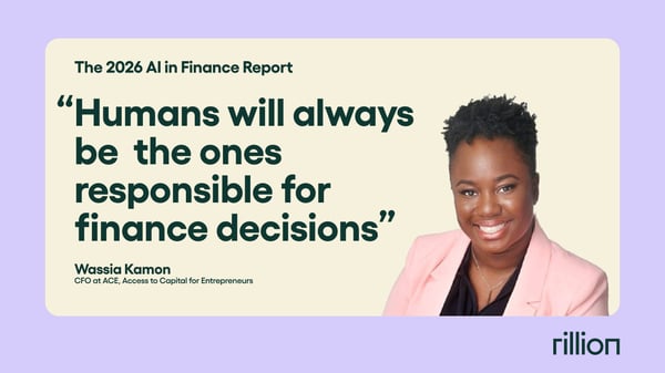 “Humans will always be the ones responsible for finance decisions”