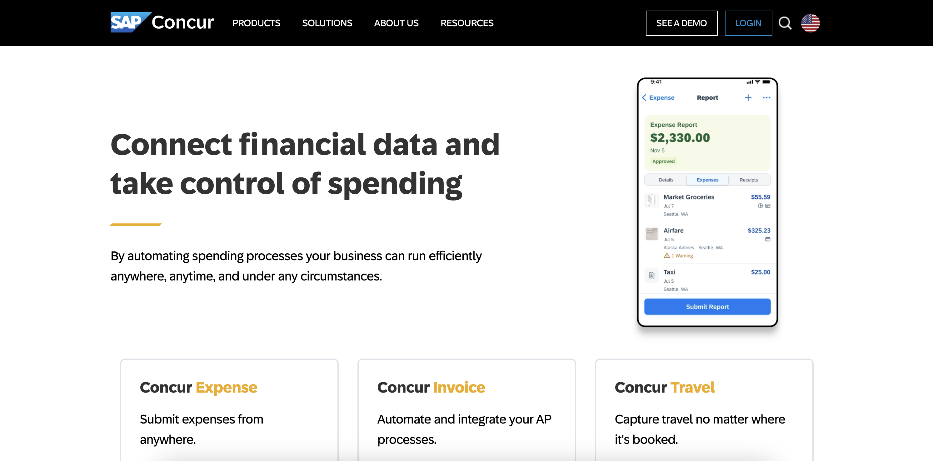 sap concur website