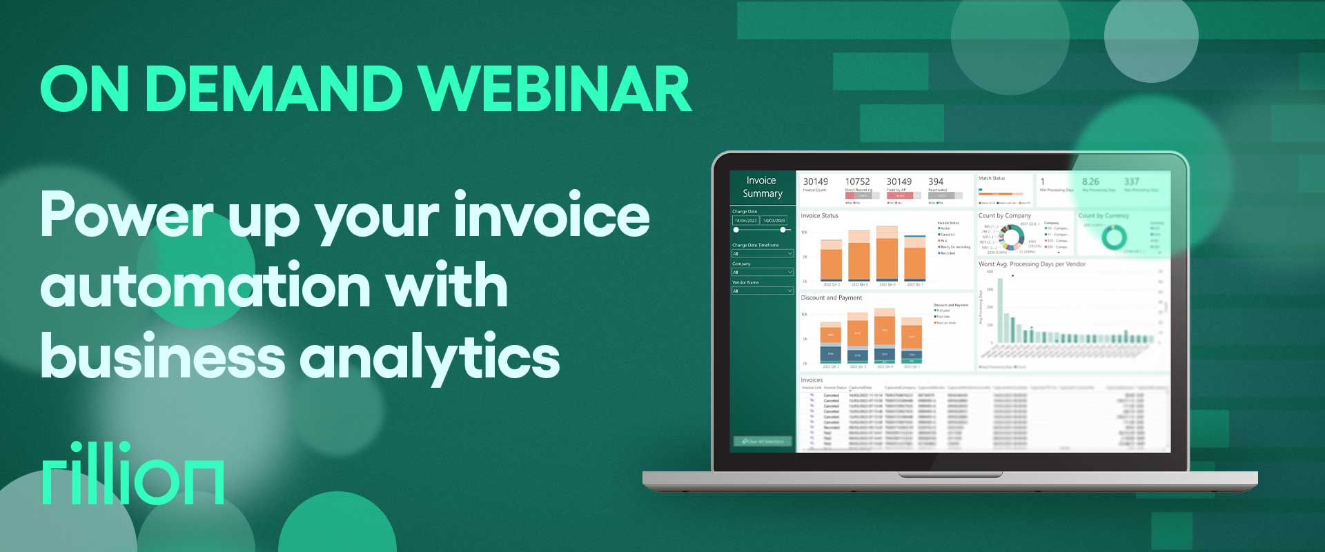 Power up your Invoice Automation with Business Analytics Webina On Demand